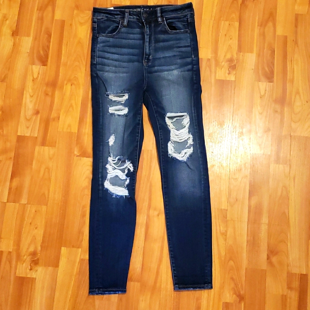 American Eagle Highest Rise Jeggings size 8 short